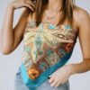 Grand Foulards Carrés en Satin
